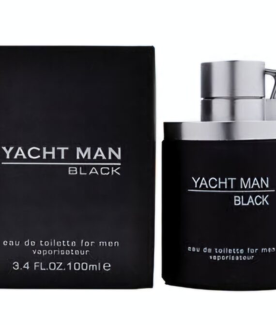 Yatch Man Black Eau de Toillete for Men  – 100 ml